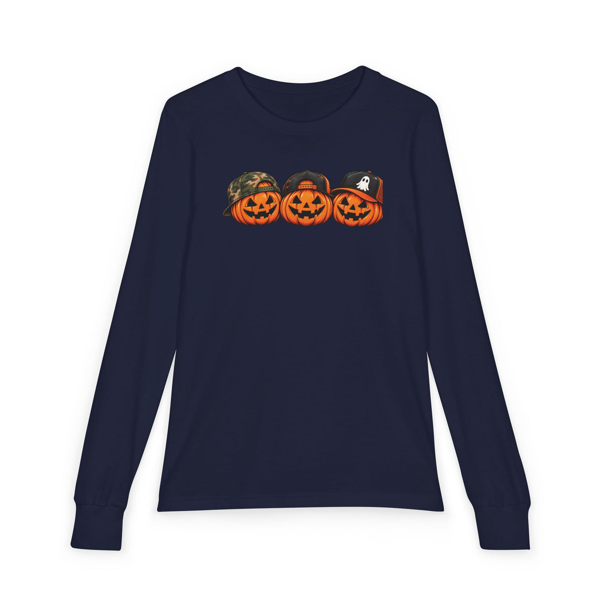 Cool Pumpkin Crew Kids Halloween Sweatshirt | Cozy Chaos Kid 🎃🧢👻