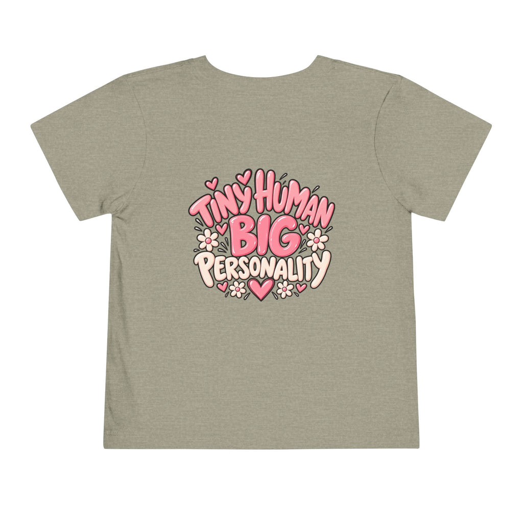 Tiny Human, Big Personality Kids Tee | Cozy Chaos Co. 💕🌼
