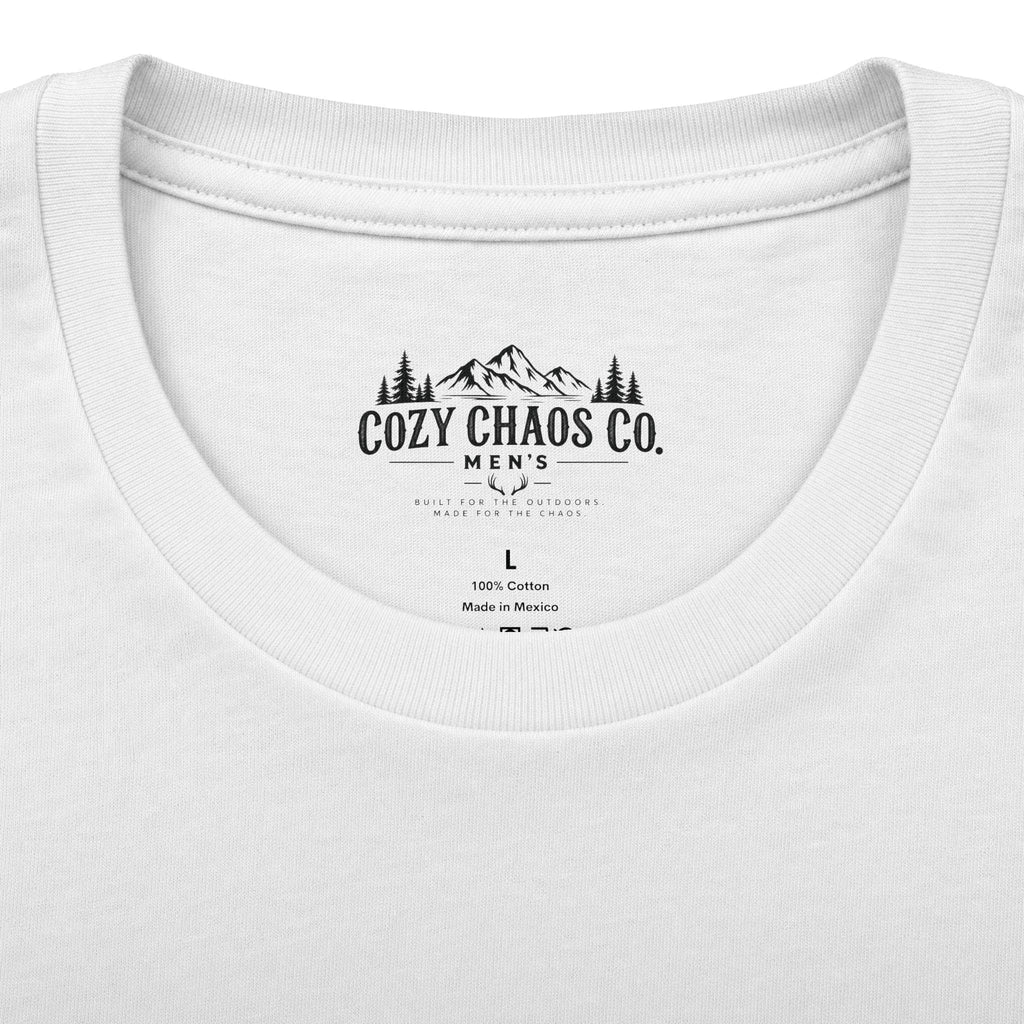 Cozy Chaos Co. Men’s Outdoors Tee – Built for the Outdoors, Made for the Chaos 🌲🏹
