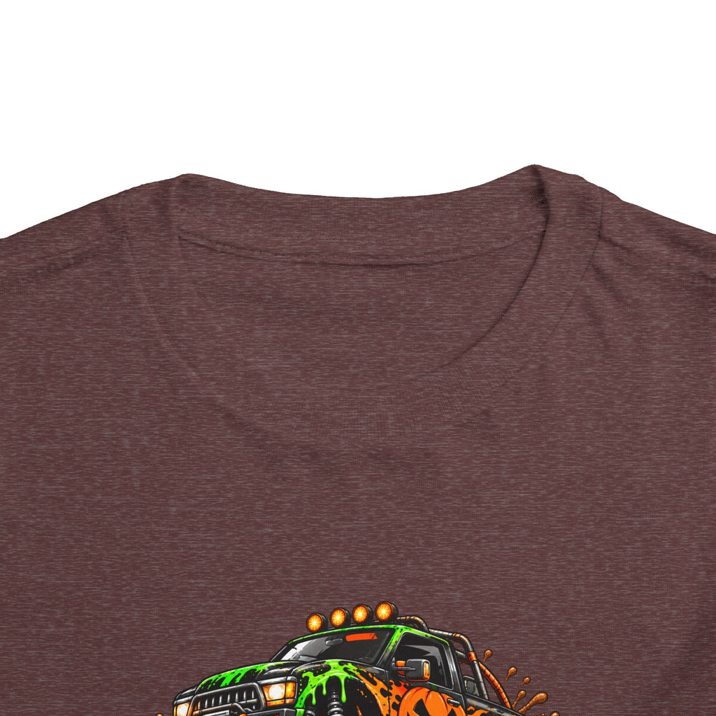 Trick or Treat Monster Truck Toddler Kids Halloween Sweatshirt | Cozy Chaos Kid 🎃🏁👻