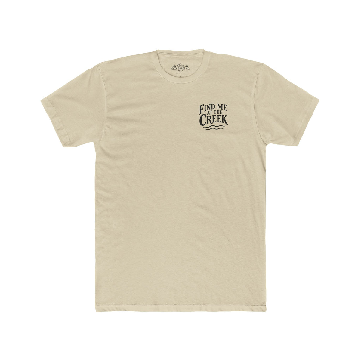 Find Me at the Creek – Men’s Fishing & Outdoors Tee | Cozy Chaos Co. 🎣🌲