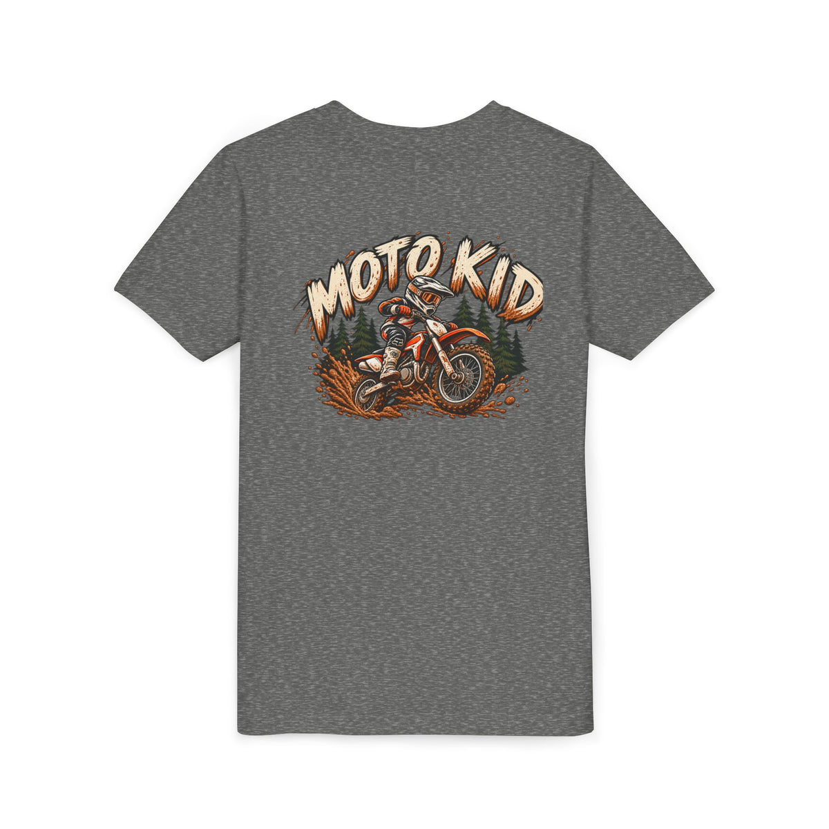 Moto Kid Motocross Tee | Dirt Bike Racing Kids Shirt | Cozy Chaos Co. 🏁🏍️⚡