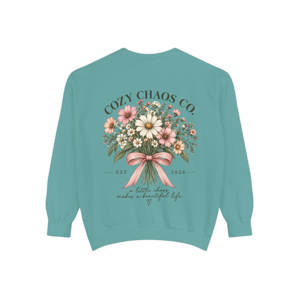 Cozy Chaos Co. Vintage Wildflower Sweatshirt 🤍