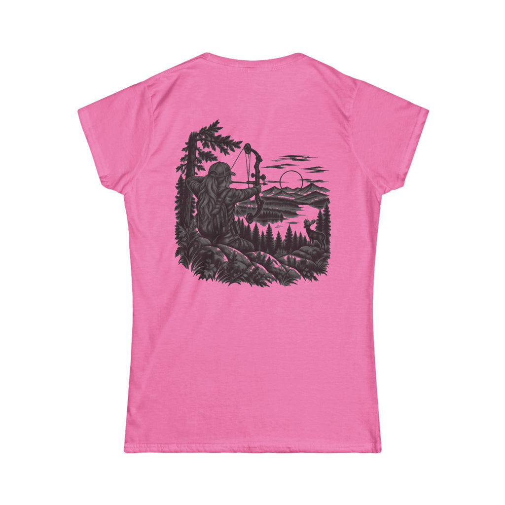 Maine Outdoors Bow Huntress Tee – Women’s Hunting T-Shirt | Cozy Chaos Co.