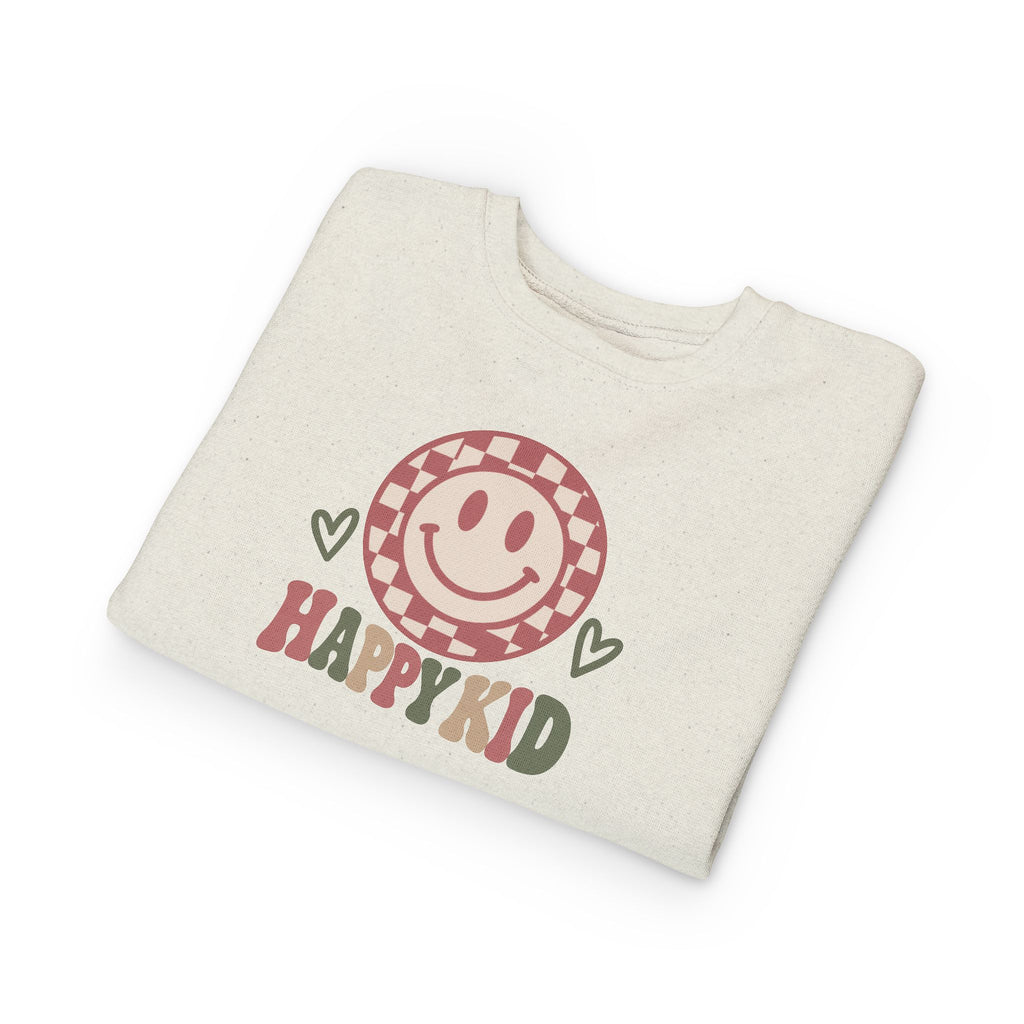 Happy Kid Toddler Sweatshirt | Cozy Chaos Co.