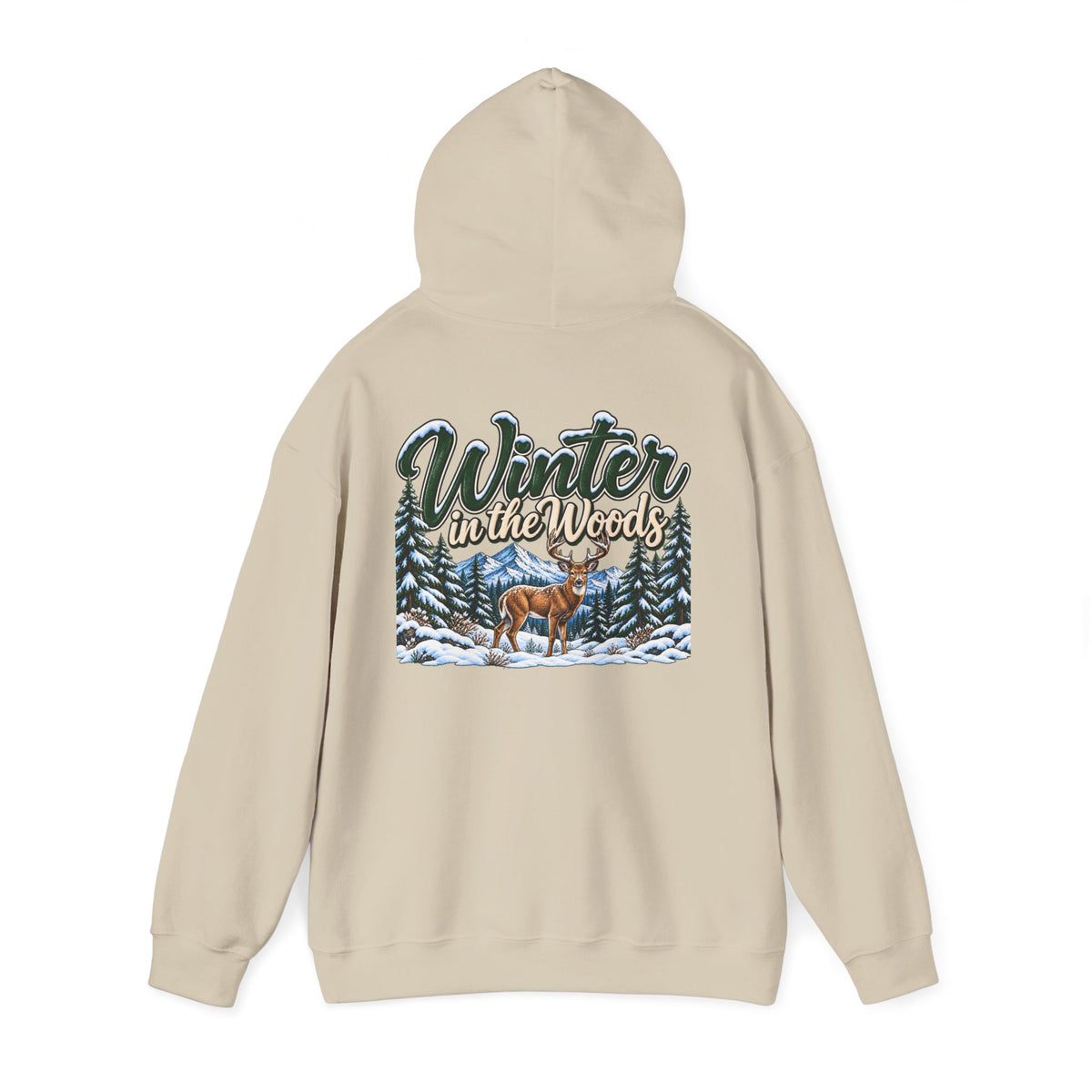 Cozy Chaos Winter In The Woods Hoodie Sweatshirt