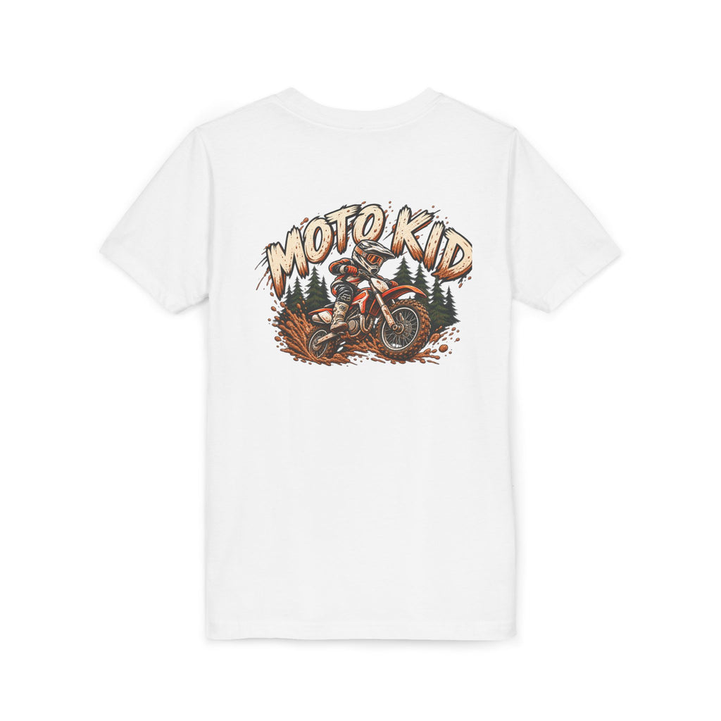 Moto Kid Motocross Tee | Dirt Bike Racing Kids Shirt | Cozy Chaos Co. 🏁🏍️⚡