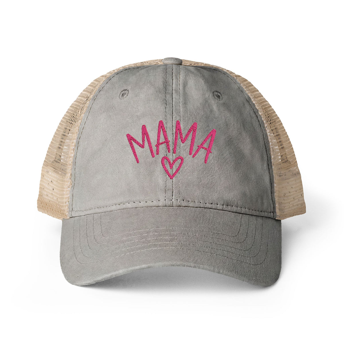 Cozy Mama Washed Mesh-Back Trucker Hat 💕