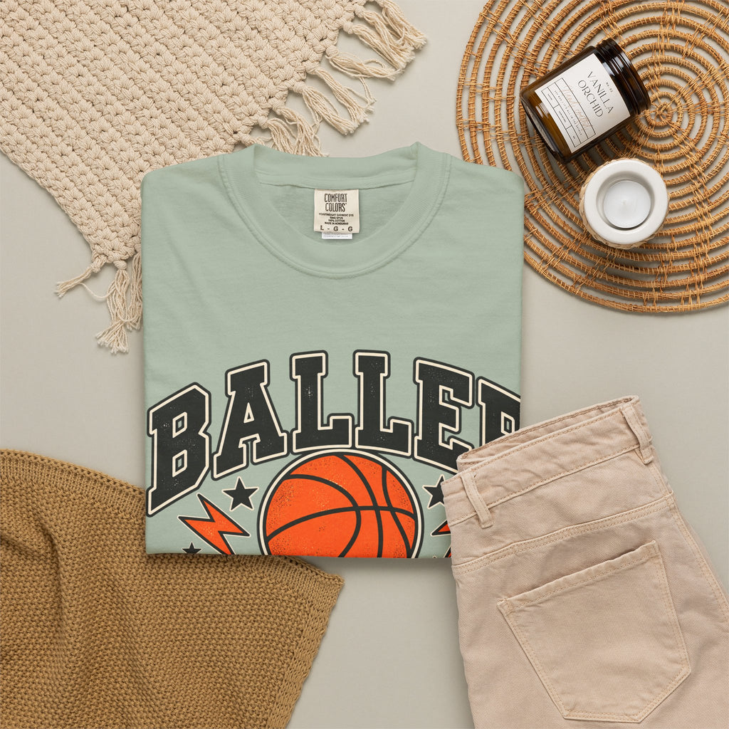 Baller Varsity Basketball Women’s Graphic T-Shirt 🏀