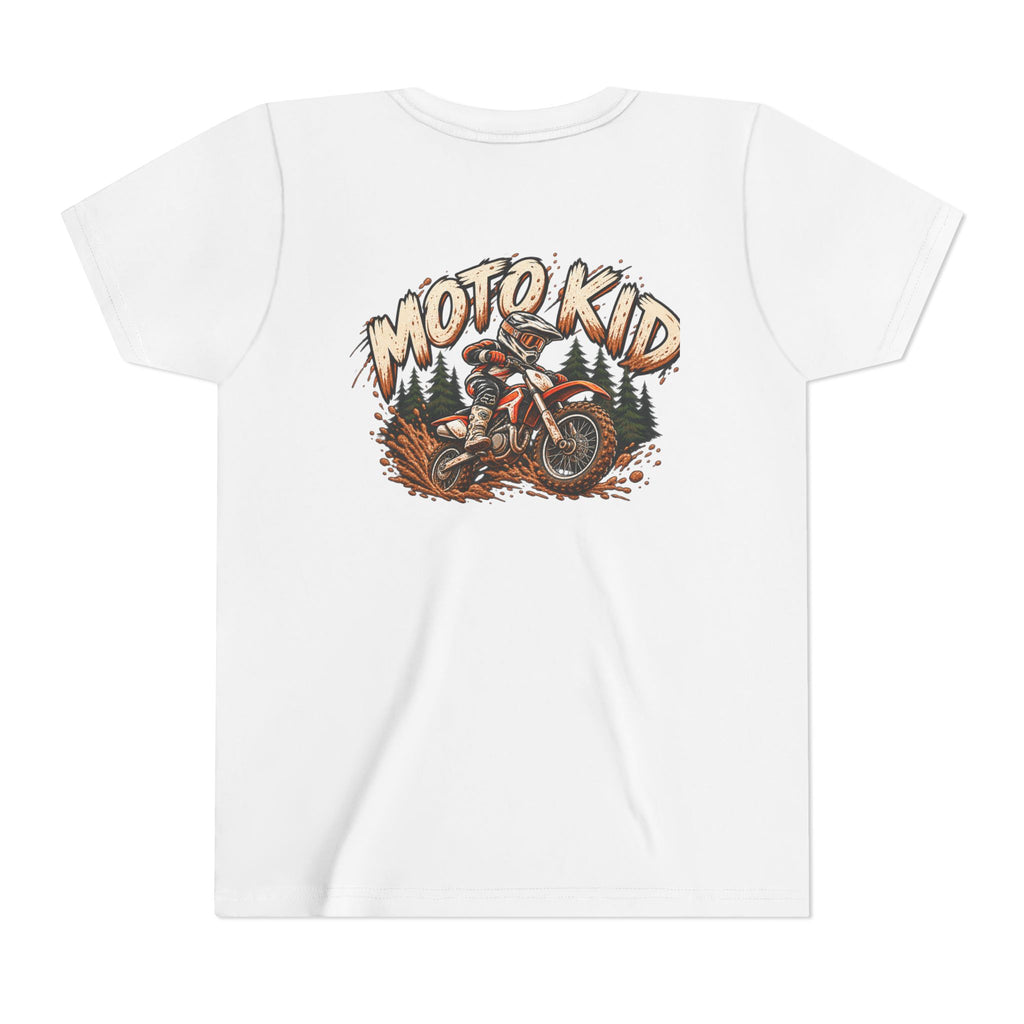 Moto Kid Motocross Tee | Dirt Bike Racing Kids Shirt | Cozy Chaos Co. 🏁🏍️⚡