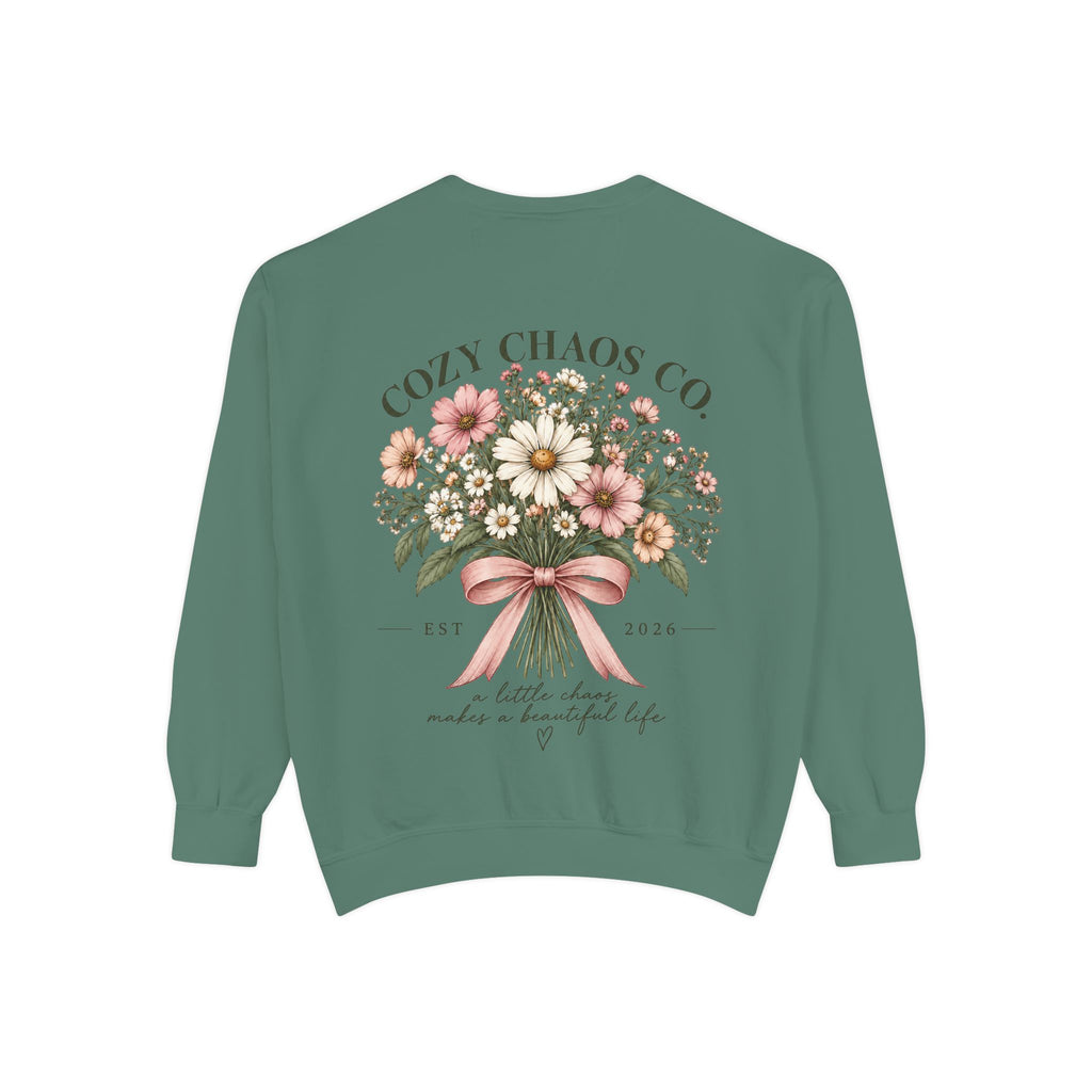 Cozy Chaos Co. Vintage Wildflower Sweatshirt 🤍