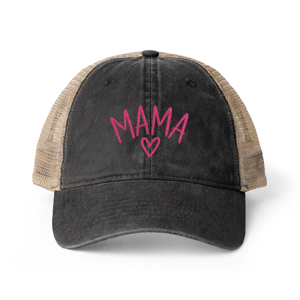 Cozy Mama Washed Mesh-Back Trucker Hat 💕