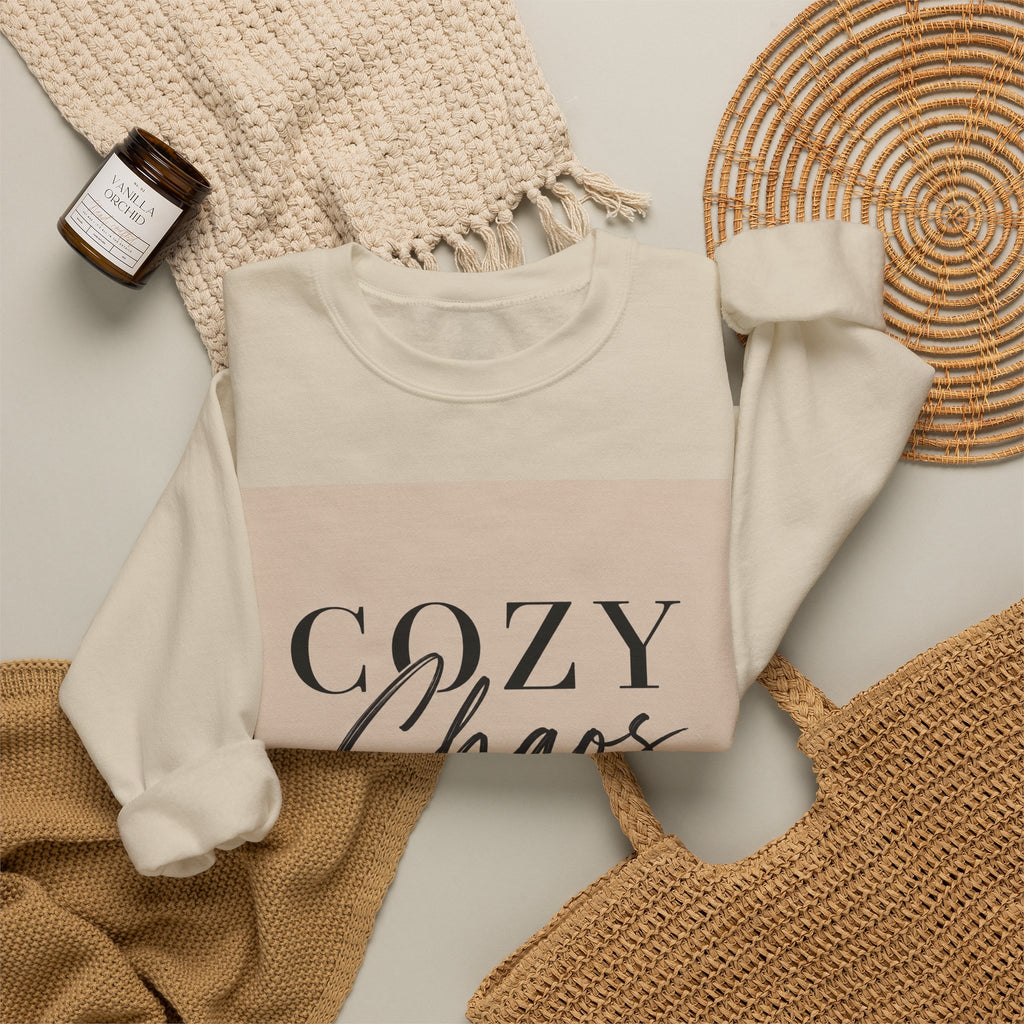 Cozy Chaos Co. Signature Crewneck Sweatshirt – Est. 2026