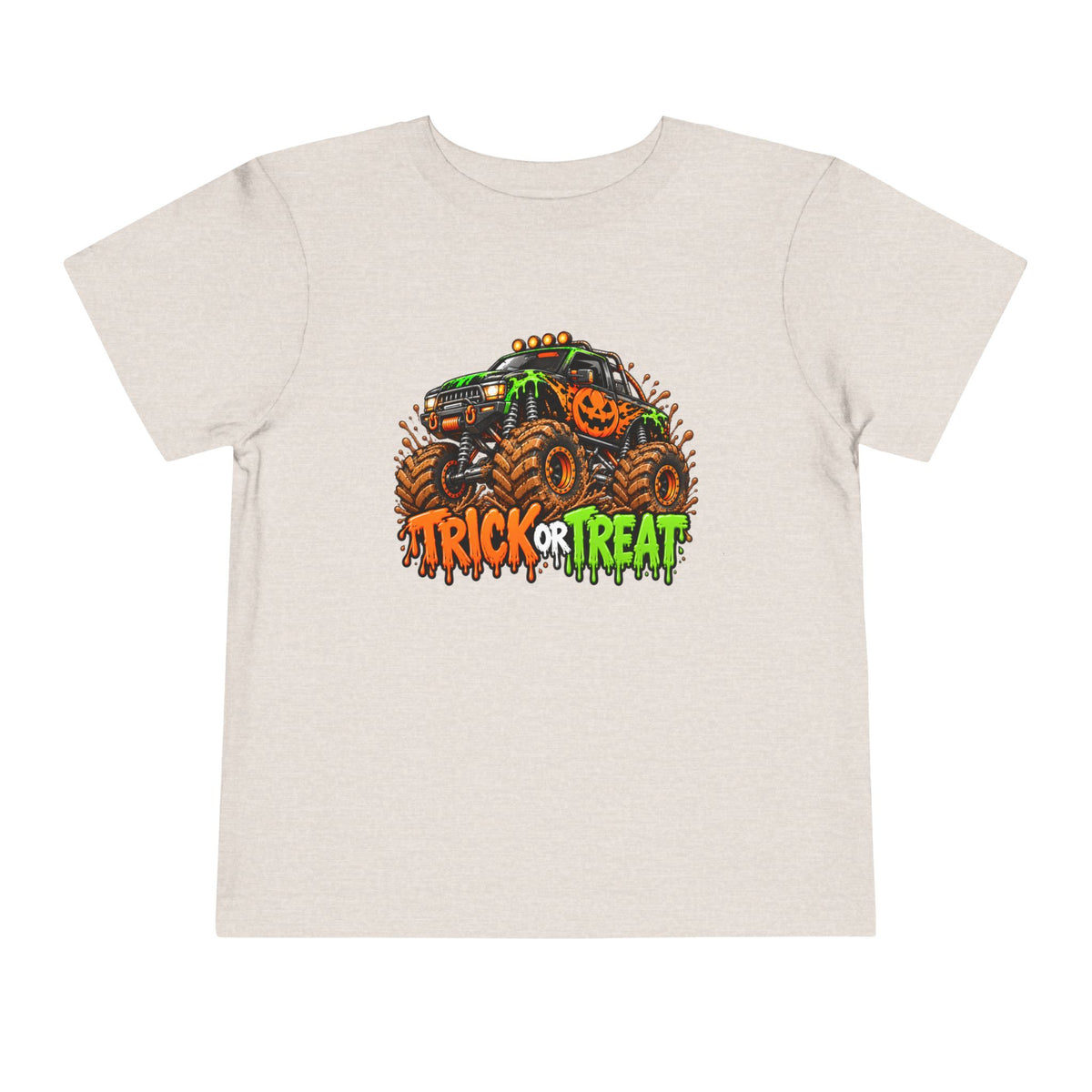 Trick or Treat Monster Truck Toddler Kids Halloween Sweatshirt | Cozy Chaos Kid 🎃🏁👻
