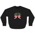 Stay Cozy Babe Bow Fleece Crewneck Sweatshirt 🎀🤎