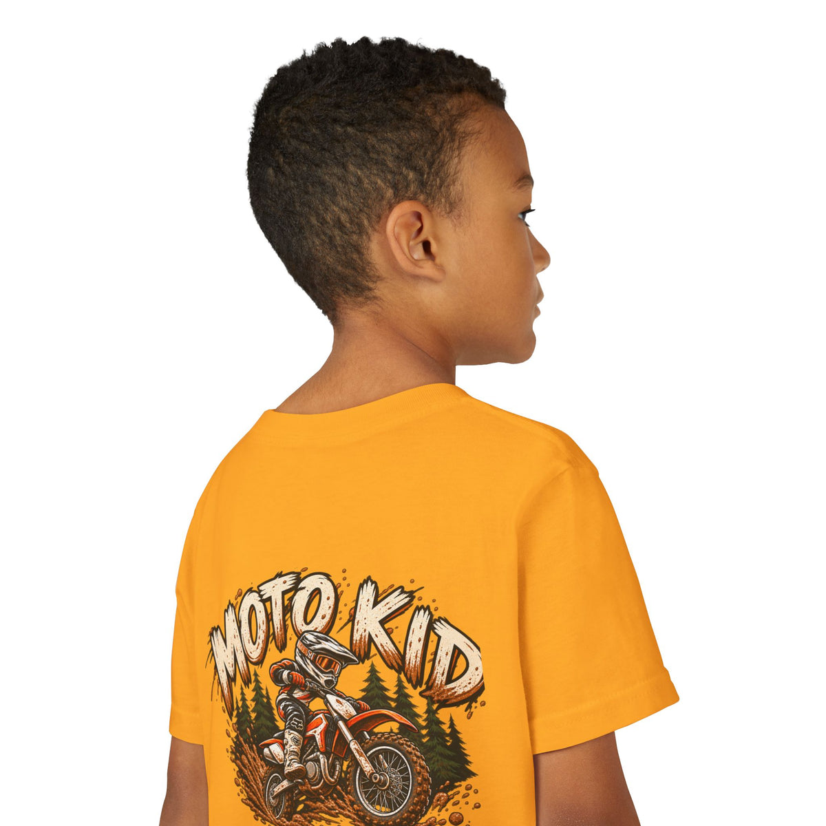 Moto Kid Motocross Tee | Dirt Bike Racing Kids Shirt | Cozy Chaos Co. 🏁🏍️⚡
