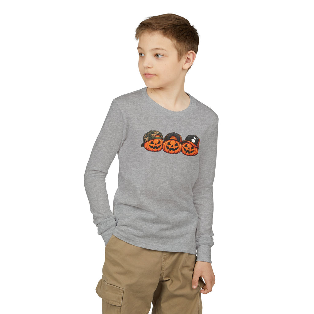 Cool Pumpkin Crew Kids Halloween Sweatshirt | Cozy Chaos Kid 🎃🧢👻