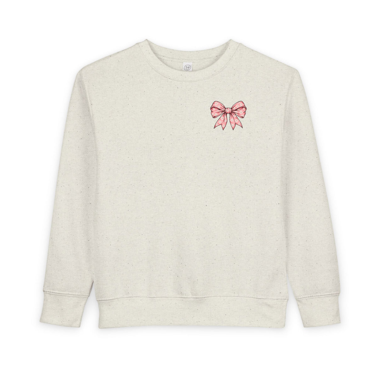 Cozy Chaos Kid Floral Bow Toddler Sweatshirt | Cozy Chaos Co.