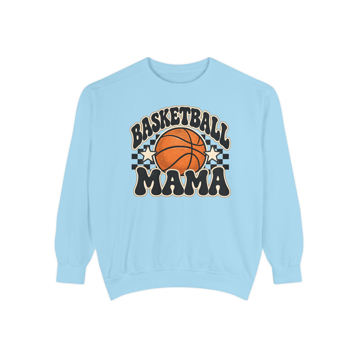 Basketball Mama Retro Game Day Crewneck Sweatshirt 🏀