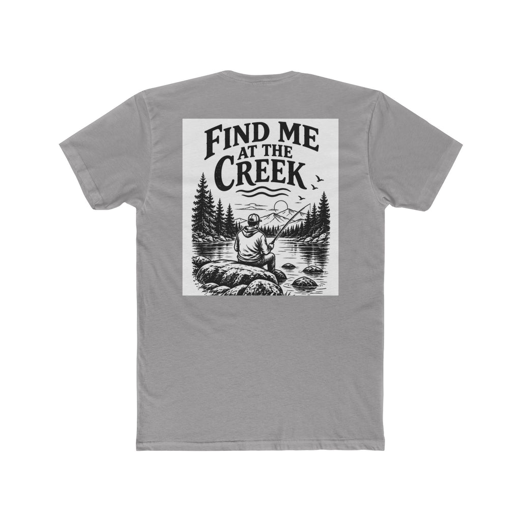 Find Me at the Creek – Men’s Fishing & Outdoors Tee | Cozy Chaos Co. 🎣🌲