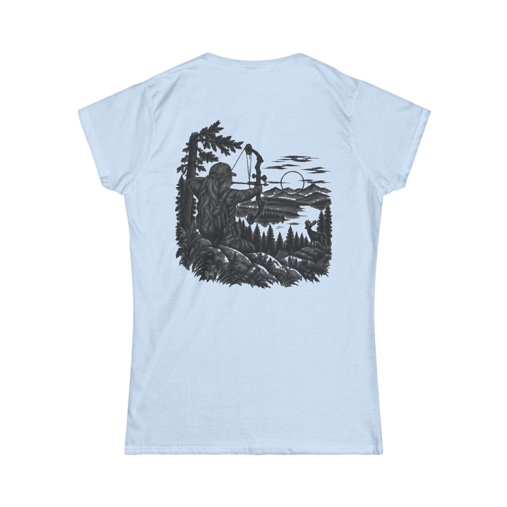 Maine Outdoors Bow Huntress Tee – Women’s Hunting T-Shirt | Cozy Chaos Co.