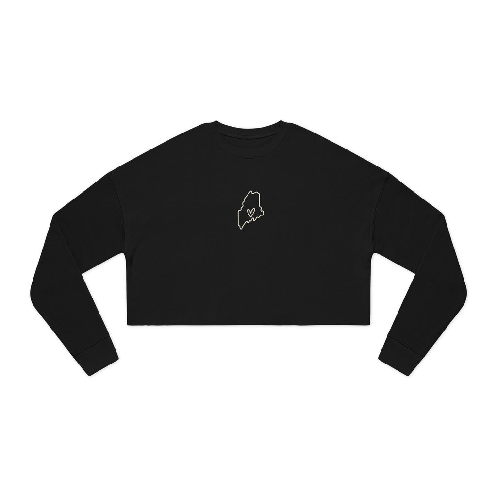 Women's Maine Mama Cropped Sweatshirt