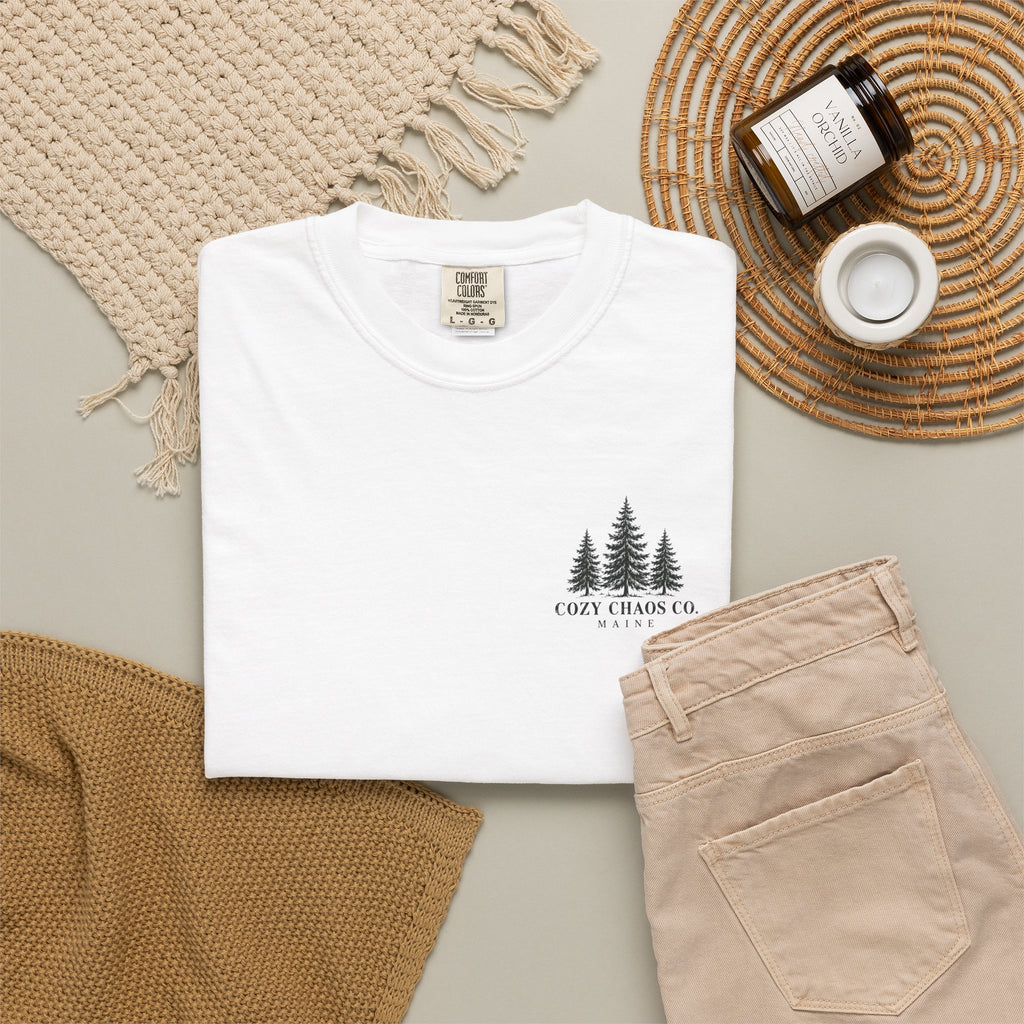 Maine Woods & Backroads Outdoor Tee | Cozy Chaos Co. 🌲