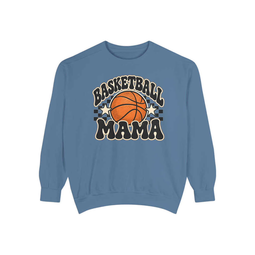 Basketball Mama Retro Game Day Crewneck Sweatshirt 🏀