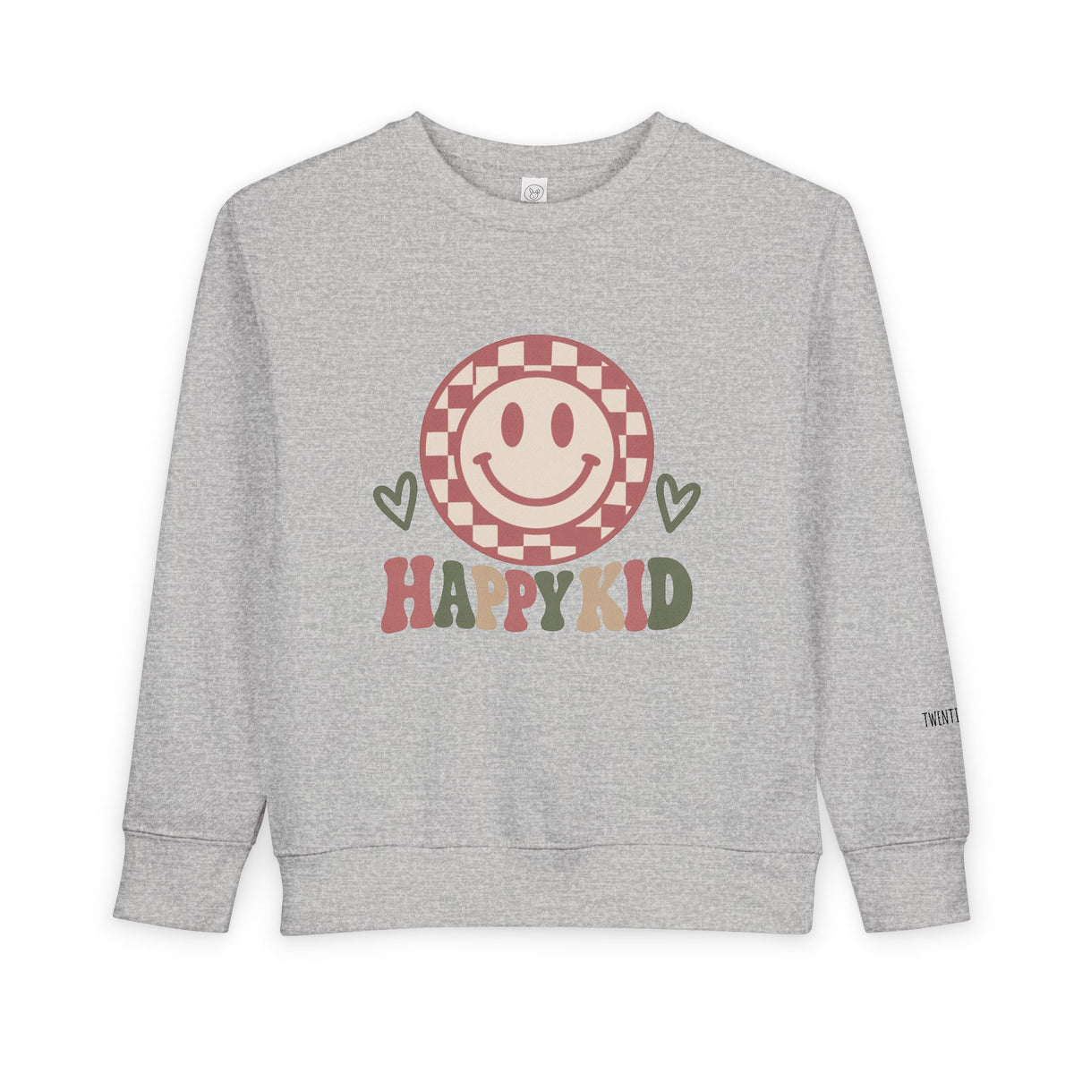 Happy Kid Toddler Sweatshirt | Cozy Chaos Co.