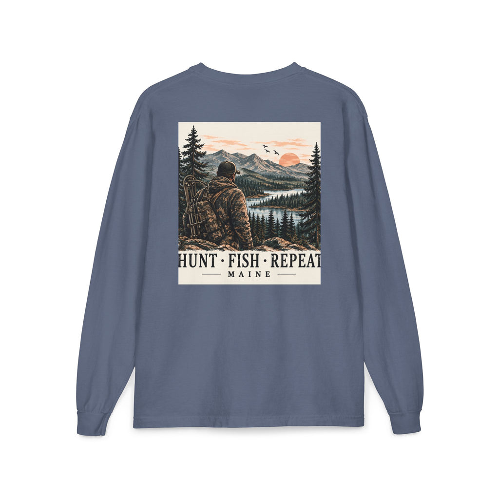 Hunt • Fish • Repeat Maine Outdoors Tee | Cozy Chaos Co.