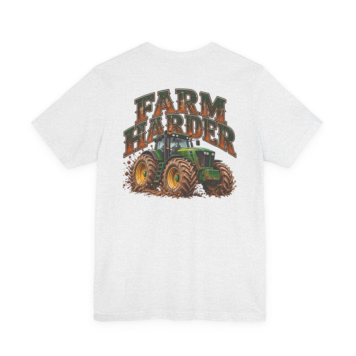 Farm Harder Men’s Graphic T-Shirt | Country Farmer Tractor Tee 🚜🌾
