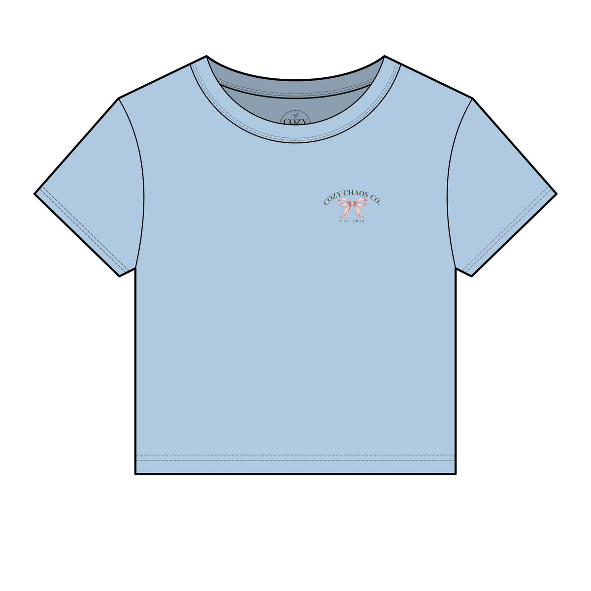 Women's Cozy Chaos Micro Rib Baby Tee