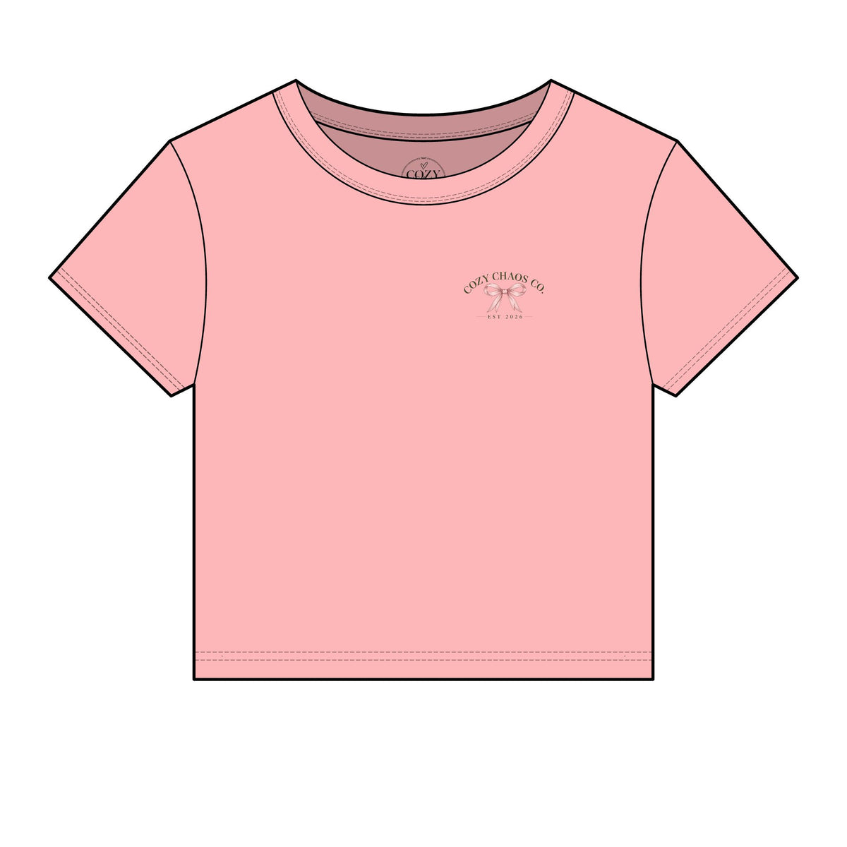 Women's Cozy Chaos Micro Rib Baby Tee