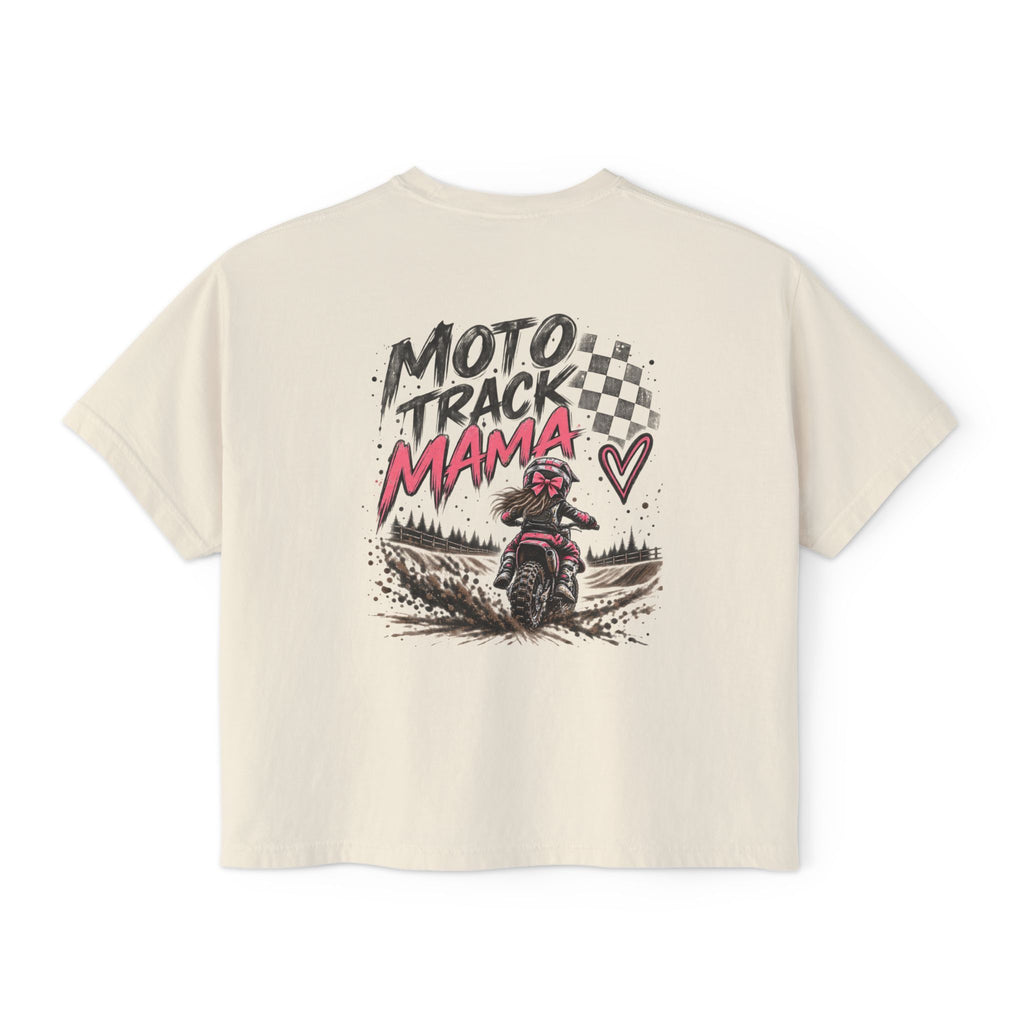 Moto Track Mama – Motocross Mom Graphic Tee 🏁💗