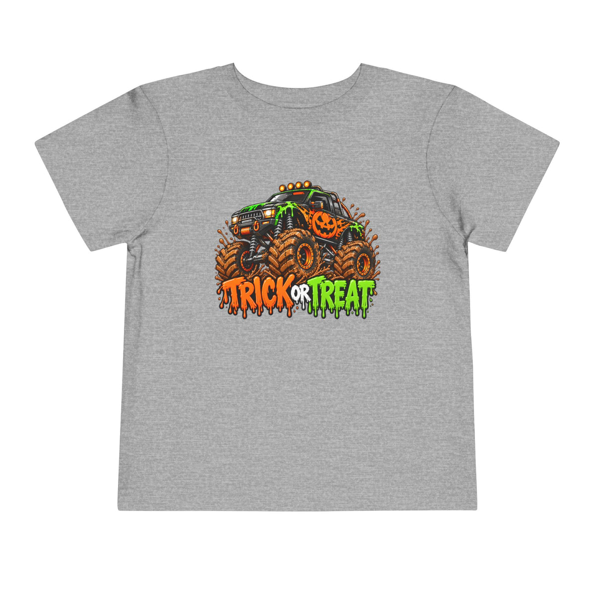 Trick or Treat Monster Truck Toddler Kids Halloween Sweatshirt | Cozy Chaos Kid 🎃🏁👻