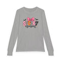 Spooky Season Bow Kids Halloween Sweatshirt | Cozy Chaos Kid