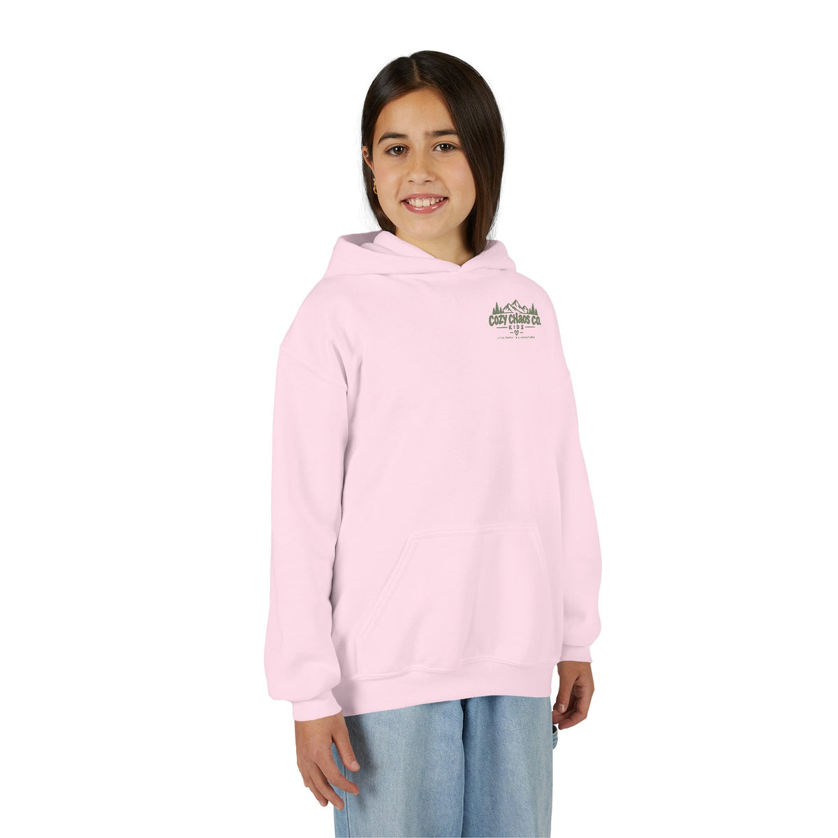 Maine Grown Kids Sweatshirt – Cozy Outdoor Pine Tree & Sunset Crewneck