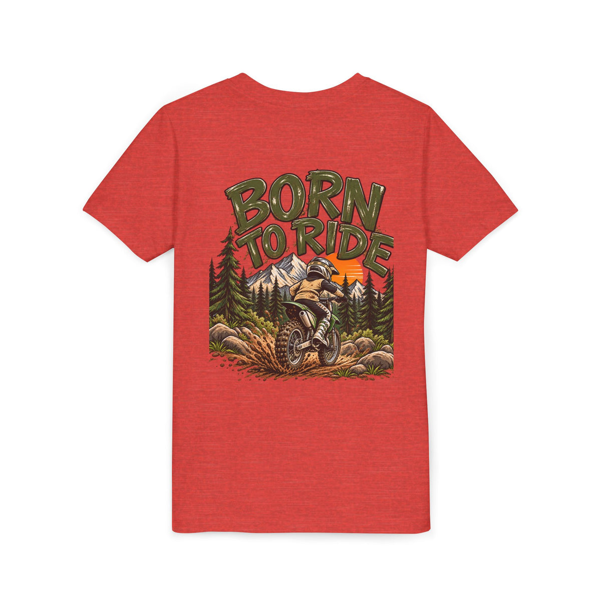 Born to Ride Kids Motocross Tee | Cozy Chaos Co.
