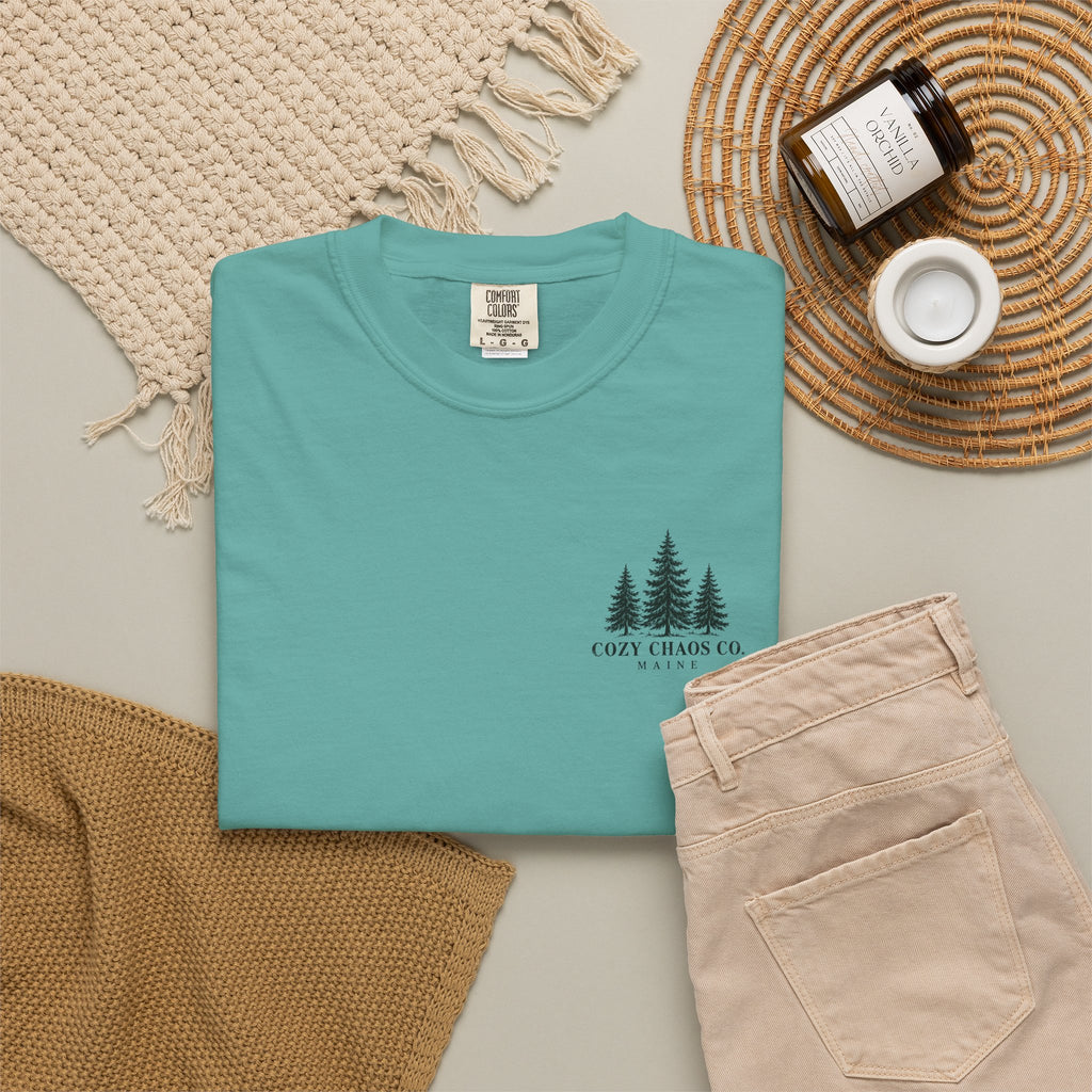 Maine Woods & Backroads Outdoor Tee | Cozy Chaos Co. 🌲