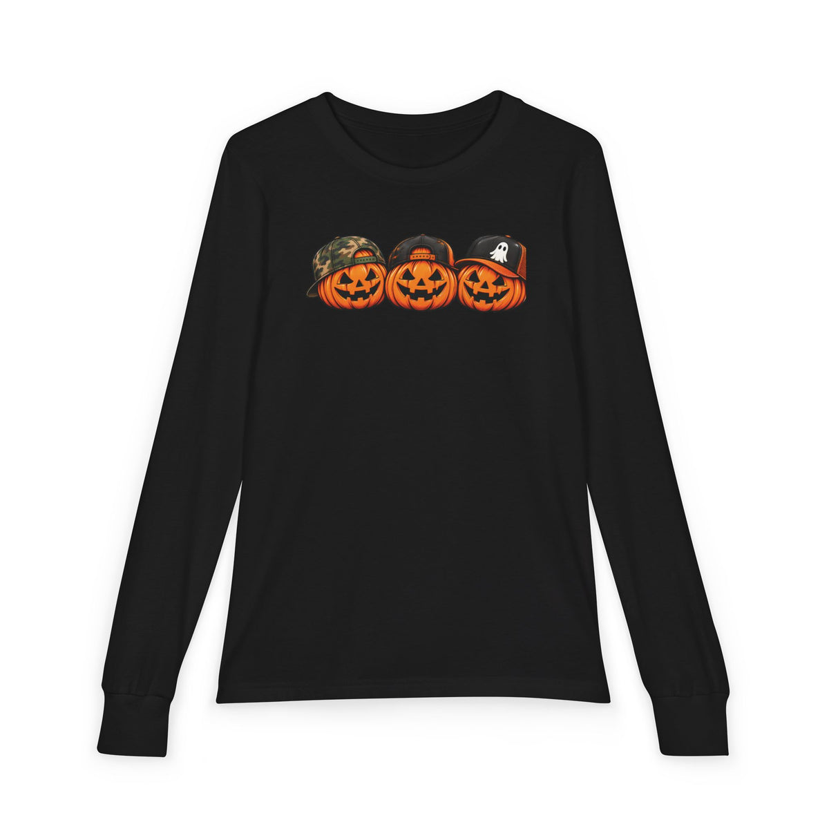 Cool Pumpkin Crew Kids Halloween Sweatshirt | Cozy Chaos Kid 🎃🧢👻