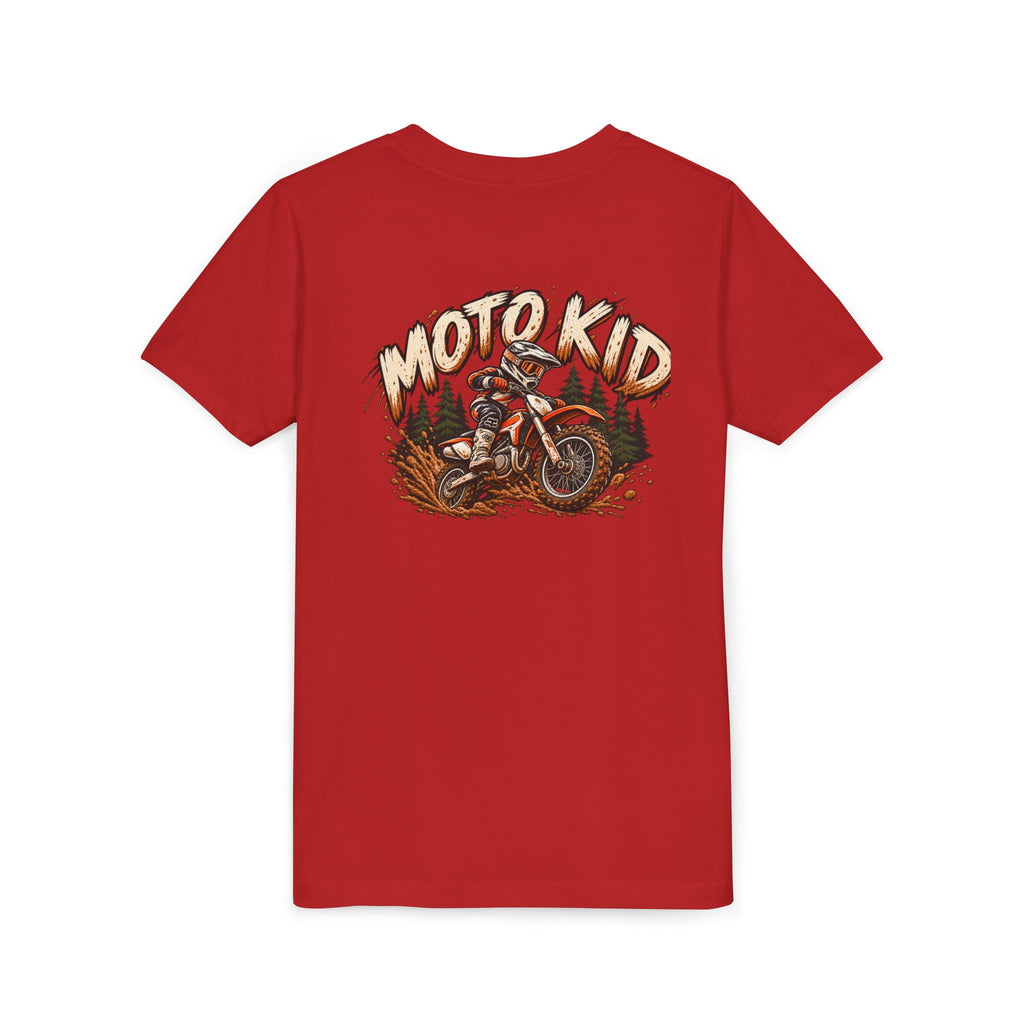 Moto Kid Motocross Tee | Dirt Bike Racing Kids Shirt | Cozy Chaos Co. 🏁🏍️⚡