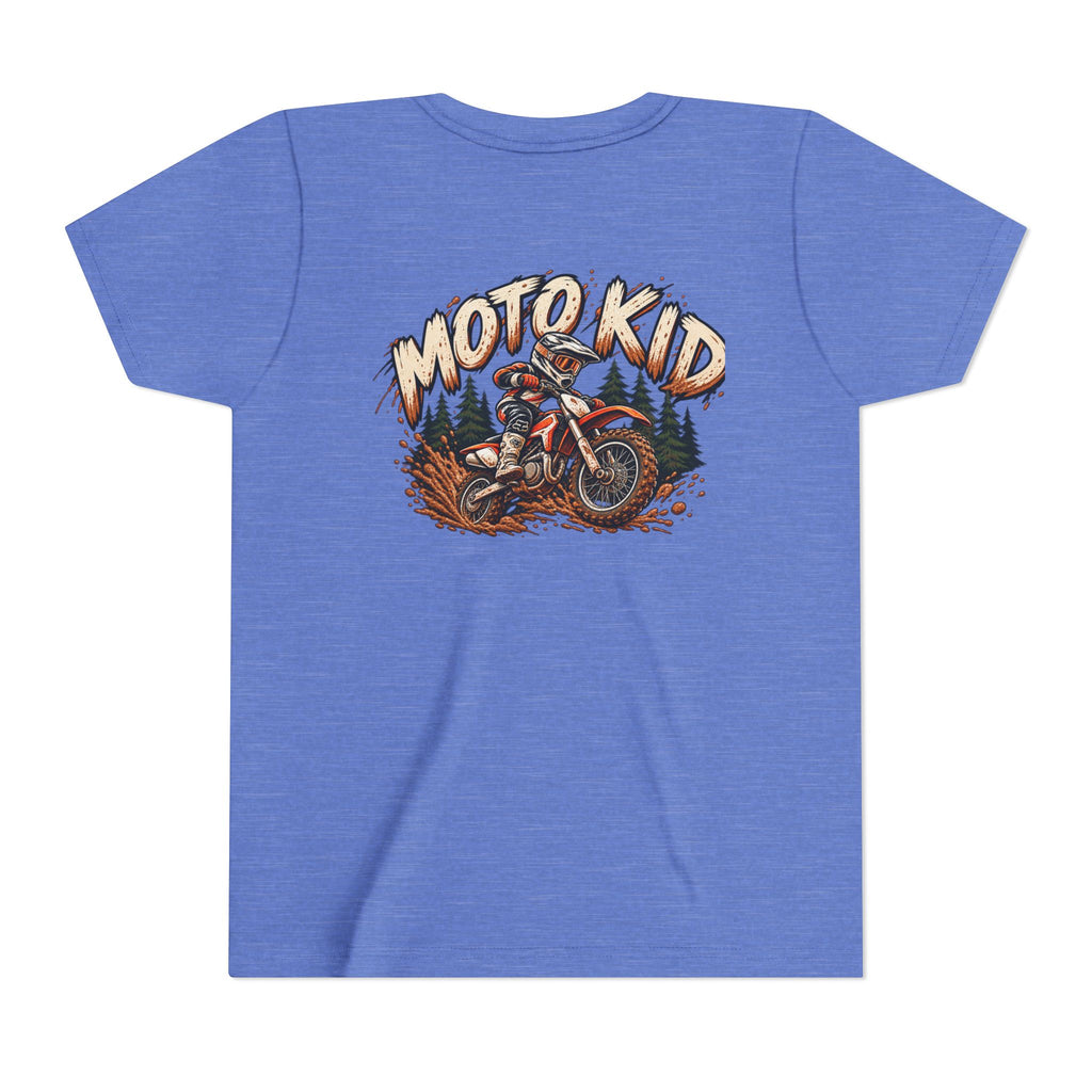 Moto Kid Motocross Tee | Dirt Bike Racing Kids Shirt | Cozy Chaos Co. 🏁🏍️⚡