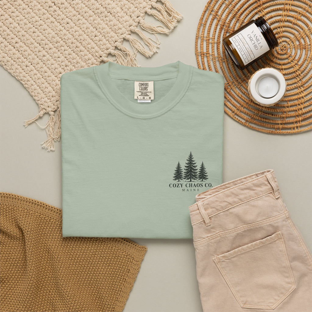 Maine Woods & Backroads Outdoor Tee | Cozy Chaos Co. 🌲