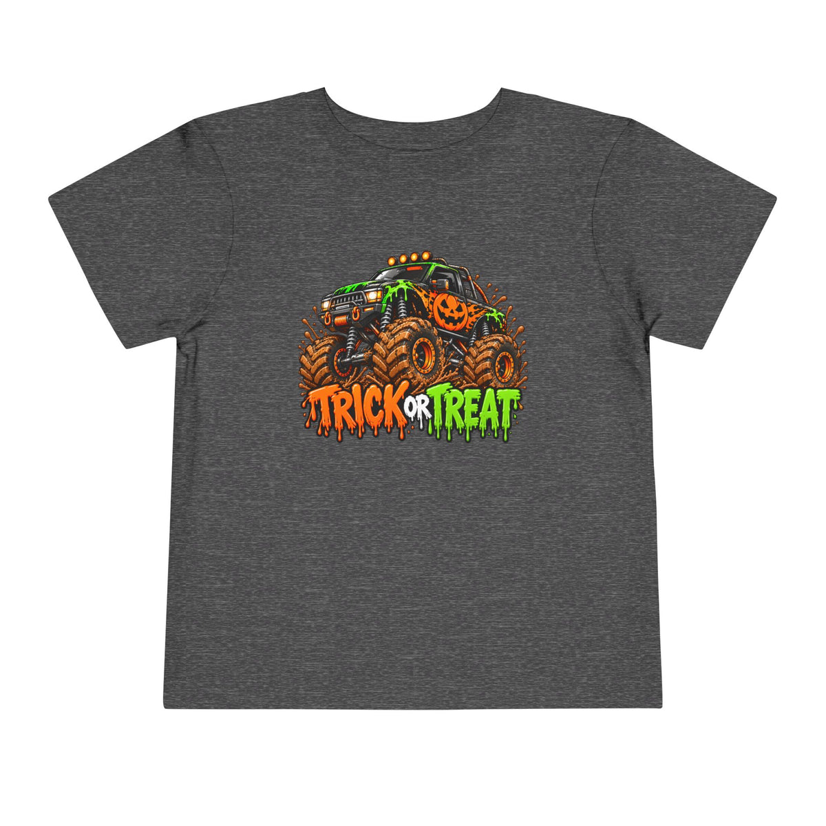 Trick or Treat Monster Truck Toddler Kids Halloween Sweatshirt | Cozy Chaos Kid 🎃🏁👻