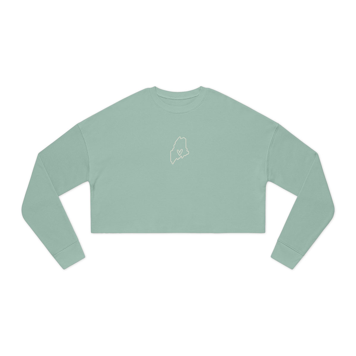 Women's Maine Mama Cropped Sweatshirt