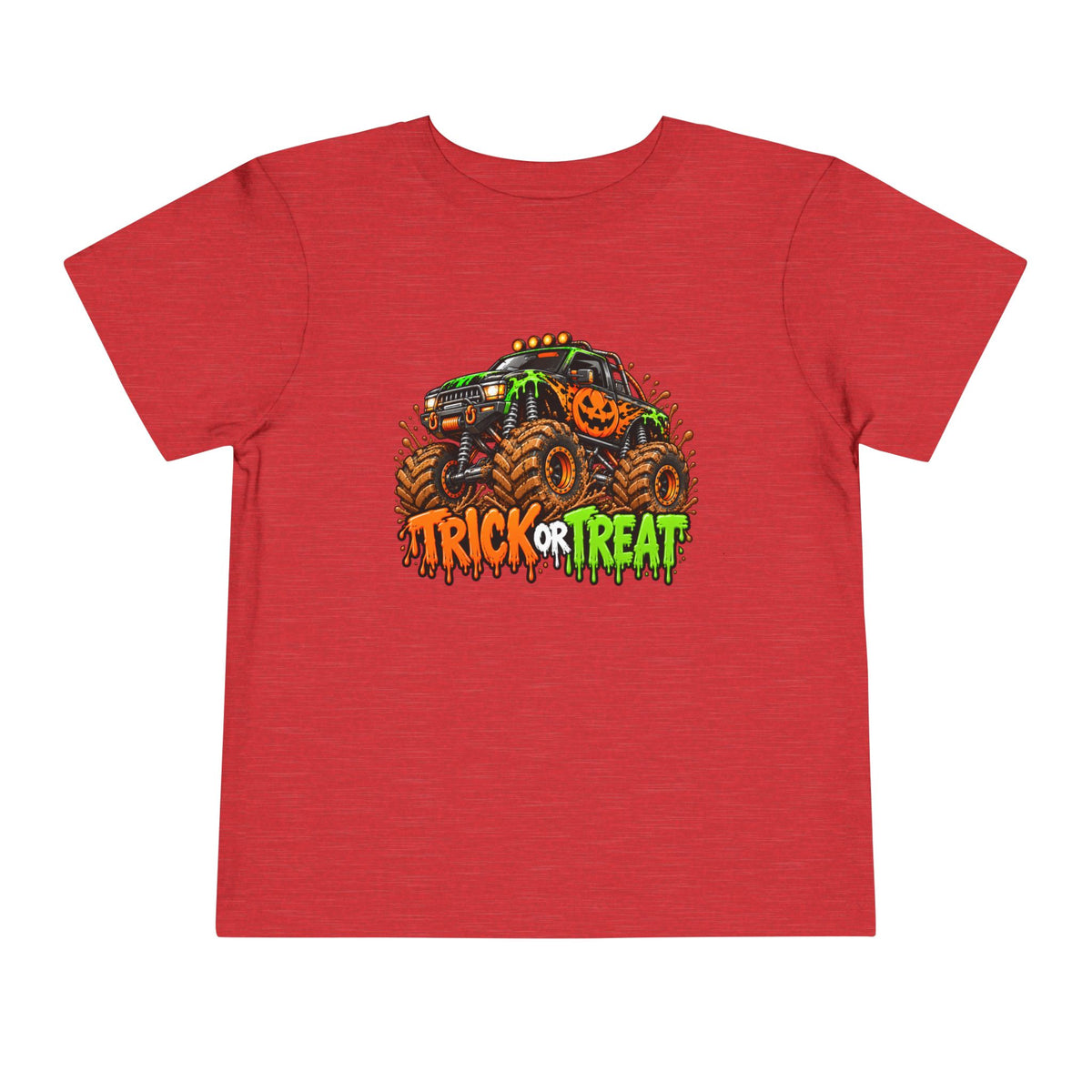 Trick or Treat Monster Truck Toddler Kids Halloween Sweatshirt | Cozy Chaos Kid 🎃🏁👻