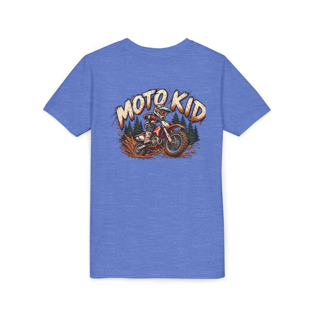 Moto Kid Motocross Tee | Dirt Bike Racing Kids Shirt | Cozy Chaos Co. 🏁🏍️⚡