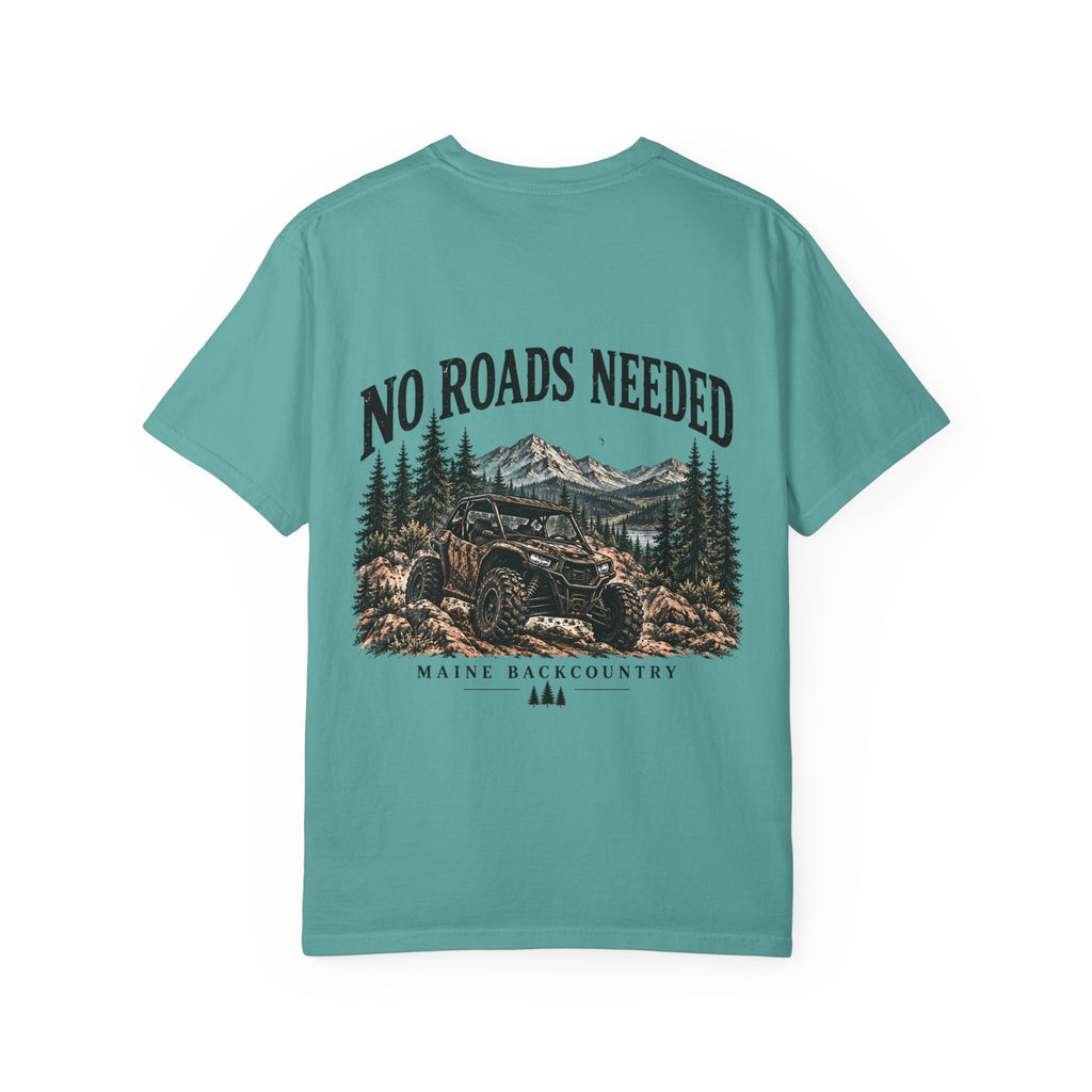 No Roads Needed – Maine Backcountry Adventure Tee | Cozy Chaos Co.