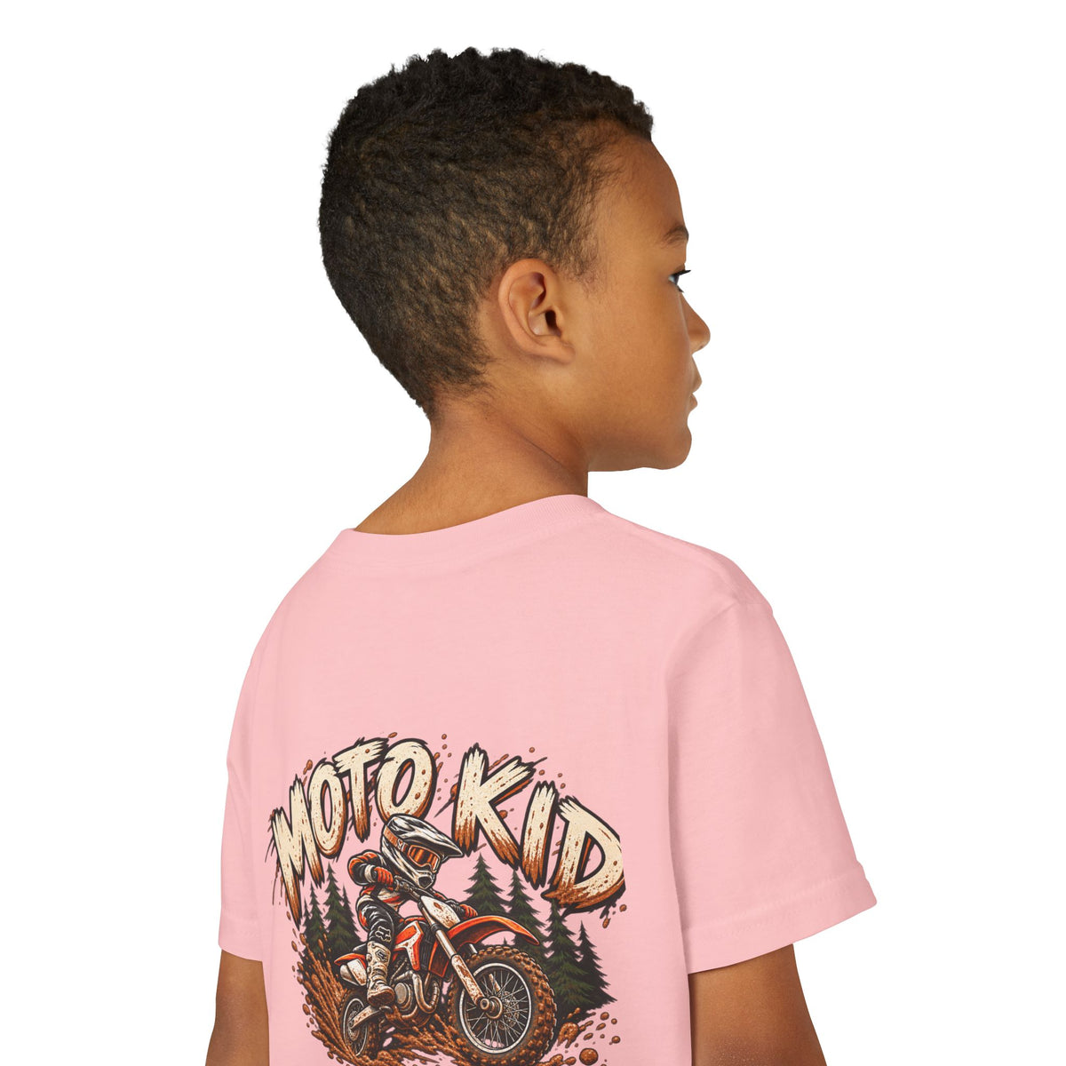 Moto Kid Motocross Tee | Dirt Bike Racing Kids Shirt | Cozy Chaos Co. 🏁🏍️⚡