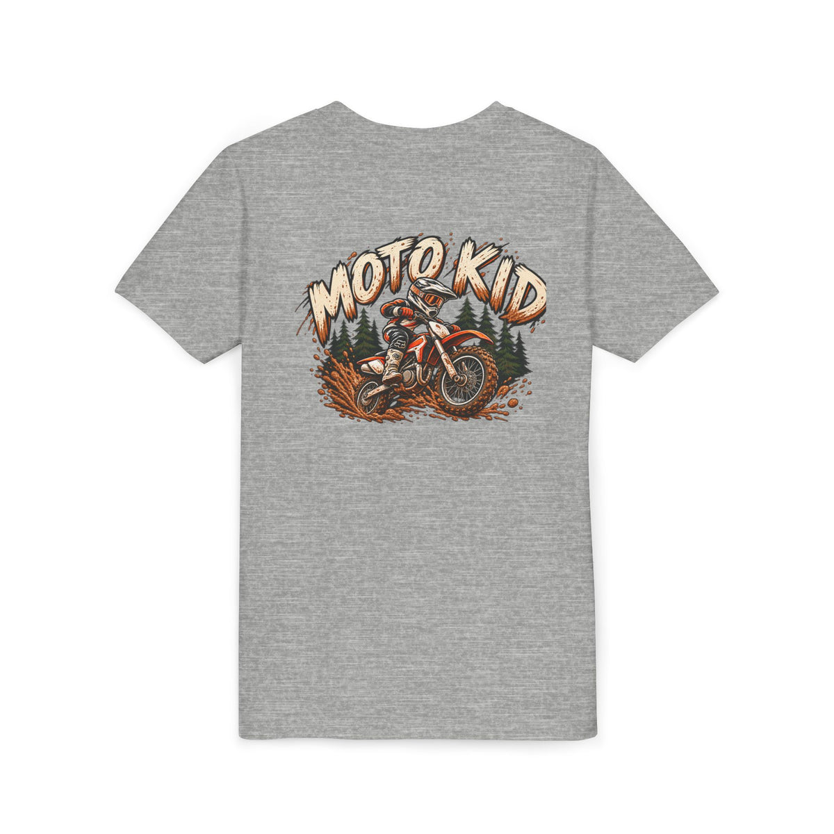Moto Kid Motocross Tee | Dirt Bike Racing Kids Shirt | Cozy Chaos Co. 🏁🏍️⚡
